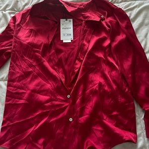 Zara button up- NEVER WORN